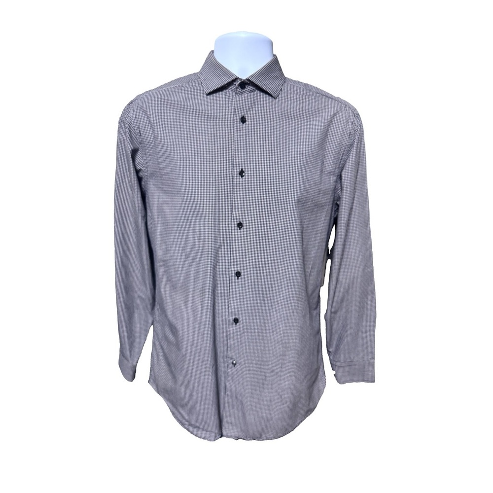 Ben Sherman Gray Casual Button Down Shirt Classic Design